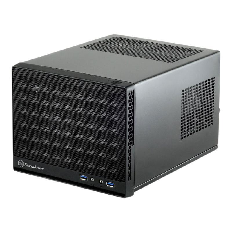  银昕 SilverStone SST-SG13B MINI-ITX机箱 非侧透 黑色