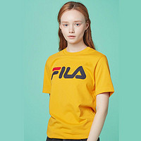 FILA 斐乐 短袖男女款T恤夏季新款圆领T恤情侣运动短袖韩版RSC2001A
