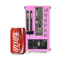 METALFISH 鱼巢 T40 Mini-ITX机箱 全侧透 粉色