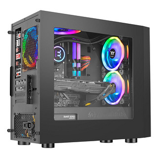 Thermaltake 曜越 启航者 F1 M-ATX机箱 半侧透 黑色