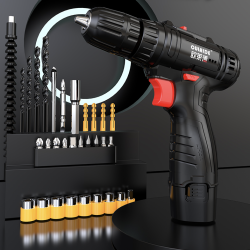 oulaide 欧莱德 手电钻电动螺丝刀充电式双速锂电池12v家用双速豪华