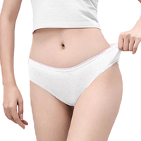 Freego 畅行 女士一次性三角内裤套装 FG10031 5条装 白色 XXXL