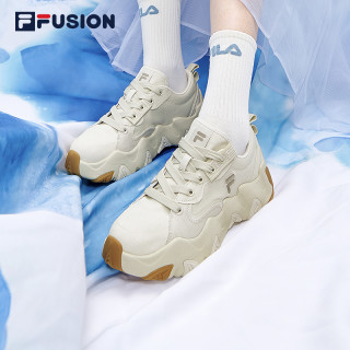 fila 斐乐 t12w227322f潮牌女鞋帆布鞋2022夏季增高休闲鞋运动鞋海星