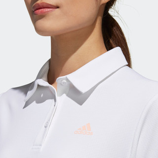adidas 阿迪达斯 HTRDY M PL2 SL 女子POLO衫 FS3793 白色 XL