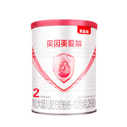 贝因美 爱加系列 较大婴儿奶粉 国产版 2段 400g