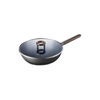 Midea 美的 不花芯系列 MP-SCG3208 炒锅(32cm、不粘、有涂层、316L不锈钢、黑色)