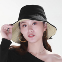 LACKPARD 防晒帽 女士渔夫帽 JF019UV0601防紫外线lp帽遮阳帽