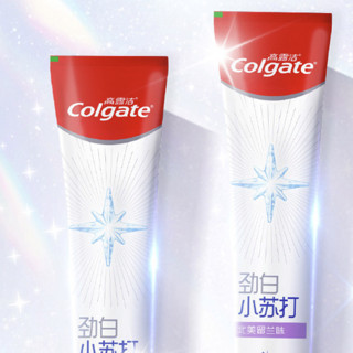 Colgate 高露洁 牙膏套装 (喜马拉雅玫瑰盐健康晶亮115g+冰爽 冷萃龙井120g+劲白小苏打 北美留兰味120g*3)