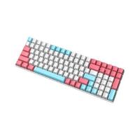 ROYAL KLUDGE RK860 100键 2.4G蓝牙 多模无线机械键盘 侧刻 奶昔 国产红轴 单光