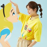 Meters bonwe 美特斯邦威 迪士尼爱丽丝合作款 女士短袖T恤