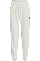 DONNA KARAN 唐纳·卡兰 DKNY｜Printed cotton-blend fleece track pants