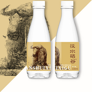 汉水硒谷 饮用天然矿泉水 330ml*6瓶