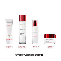 L'OREAL PARIS 巴黎欧莱雅 欧莱雅复颜套盒洁面125ml+水175ml+霜25ml+乳液50m