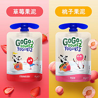 GoGo SqueeZ 梦果鲜 GoGosqueeZ梦果鲜儿童常温酸奶无添加婴幼儿宝宝辅食水果泥吸吸乐