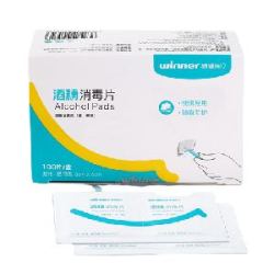 winner 稳健医疗 全棉型酒精棉片 独立包装 100片*3盒