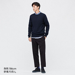 UNIQLO 优衣库 男装/女装 棉质圆领针织衫(长袖亲肤毛衣) 445578