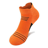 TFO 户外袜 短筒速干徒步袜舒适透气休闲跑步袜登山袜运动袜子2222106 男款橙色 均码