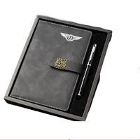 质慧 ZH-8635 A5线装式装订笔记本 励志款 黑色 礼盒装