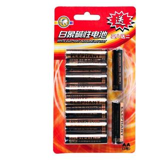 白象电池 LR6AA 5号碱性电池 1.5V 10粒装