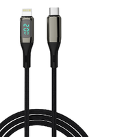 FREEPORT Type-C转Lightning 20W 数据线 尼龙编织 1.2m 魔力黑