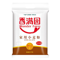 香满园 中筋面粉 家用小麦粉 5kg