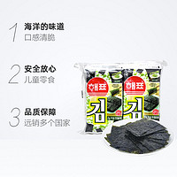 HAIPAI 海牌 韩国海牌菁品芥末味海苔寿司零食2g*8袋休闲追剧小吃包