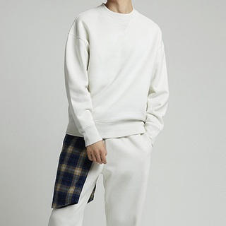 Gap 盖璞 男女款圆领卫衣 627535 灰白色 XS