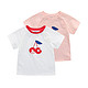 巴拉巴拉 T恤2021夏装新款婴儿女宝宝纯棉卡通短袖上衣