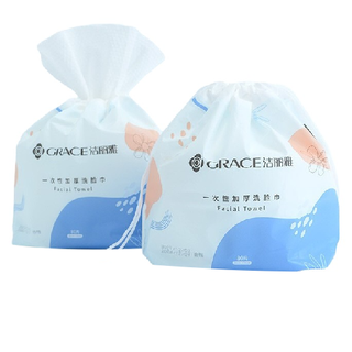 GRACE 洁丽雅 一次性加厚平纹洗脸巾 80片(20*20cm)