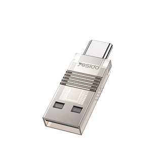 YESIDO USB-TypeC二合一OTG手机读卡器