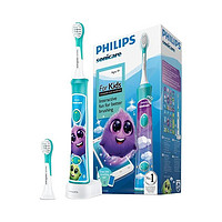 PHILIPS 飞利浦 Sonicare for Kids儿童护齿系列 HX6322/04 儿童电动牙刷 蓝色 蓝牙款