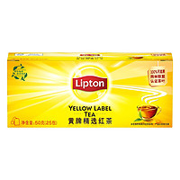 88VIP：Lipton 立顿 红茶黄牌精选红茶 2g*25包