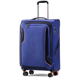 美旅 AmericanTourister拉杆箱 商务轻软箱万向轮行李箱男女红点设计大容量旅行箱包 DB7TSA锁27英寸蓝色