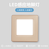 LIGHTING 徕光 86型嵌入式led多功能抗干扰雷达感应灯 0.5/2W可调