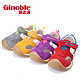 Ginoble 基诺浦 夏款婴儿宝宝男女儿童包头凉鞋机能鞋童鞋TXG3018 内长15-18。