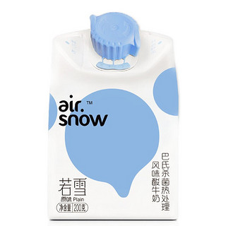 新希望 air snow 若雪 风味酸牛奶 原味 200g*12盒