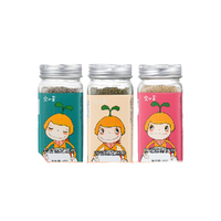 窝小芽 牡蛎黑芝麻粉+海苔黑芝麻粉+白芝麻猪肝粉 40g*3罐