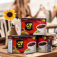 TRUNG NGUYEN 中原G7纯黑咖啡粉30g*4盒美式无蔗糖特浓醇品越南进口咖啡60小包