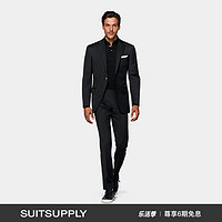 SUITSUPPLY Napoli S110支 羊毛男士西装套装 黑色