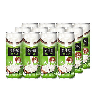 美汁源 可口可乐（Coca-Cola）美汁源 Minute Maid 椰子汁 植物蛋白饮料240ml*12 整箱装