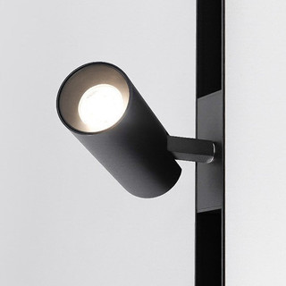  Lighting 雷士 NVC  圆弧系列 ESJJD1000 导轨射灯 砂黑