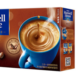 Maxwell House 麦斯威尔 三合一 特浓速溶咖啡饮品 780g