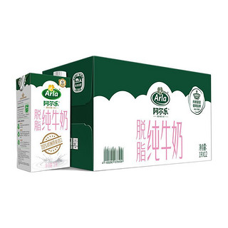 Arla 阿尔乐 脱脂纯牛奶 1L*12盒