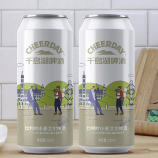 CHEERDAY 千岛湖啤酒 比利时小麦艾尔啤酒 500ml*12听