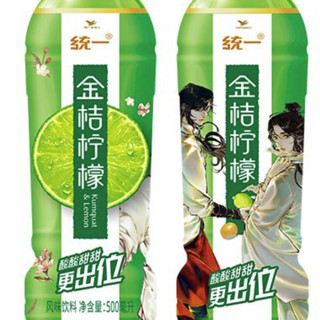 Uni-President 统一 天官赐福漫画联名 金桔柠檬 500ml*15瓶