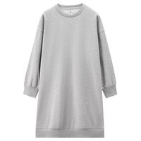 GIORDANO 佐丹奴 女士卫衣连衣裙 13461781001 灰色 S