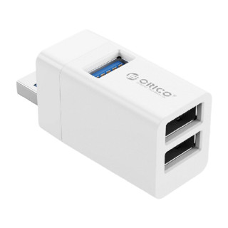 ORICO 奥睿科 USB3.0集线器 一分三 ABS 白色