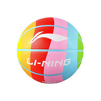 LI-NING 李宁 韦德系列 橡胶篮球 LBQK655-2 粉/蓝/黄/红/绿 5号/青少年