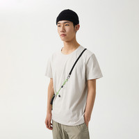 美特斯邦威白色t恤男春季短袖男休闲圆领短袖纯色百搭衣服夏季