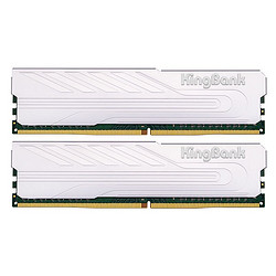 KINGBANK 金百达 银爵系列 台式机内存条 DDR4 3200MHz 16GB（8GB*2）套装